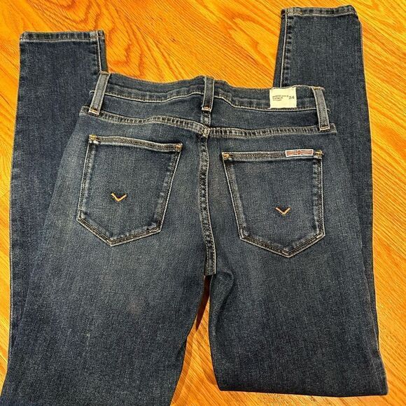 Hudson size 24 blue skinny jeans high rise Blair - Picture 2 of 6
